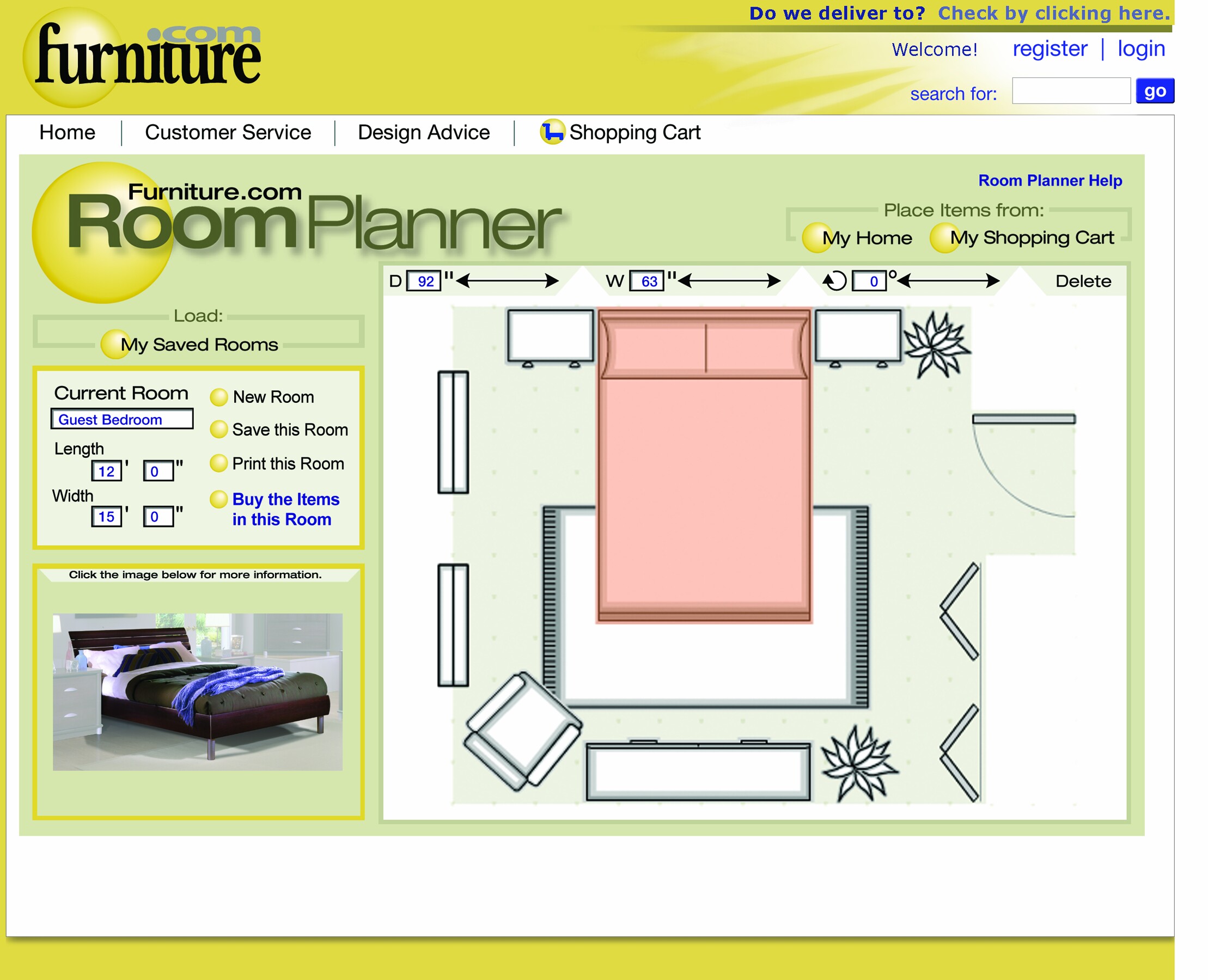 bedroom furniture layout templates