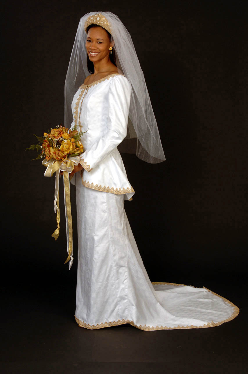 brocade wedding dresses