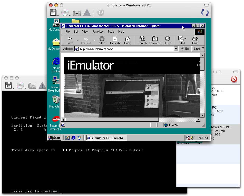 run a mac classic emulator on mac os x