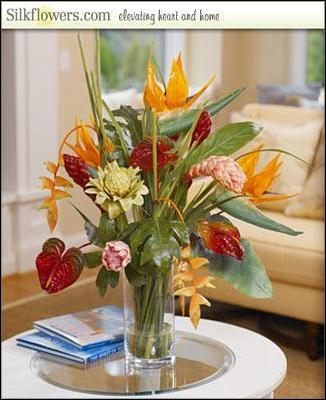 silk flower arrangements online