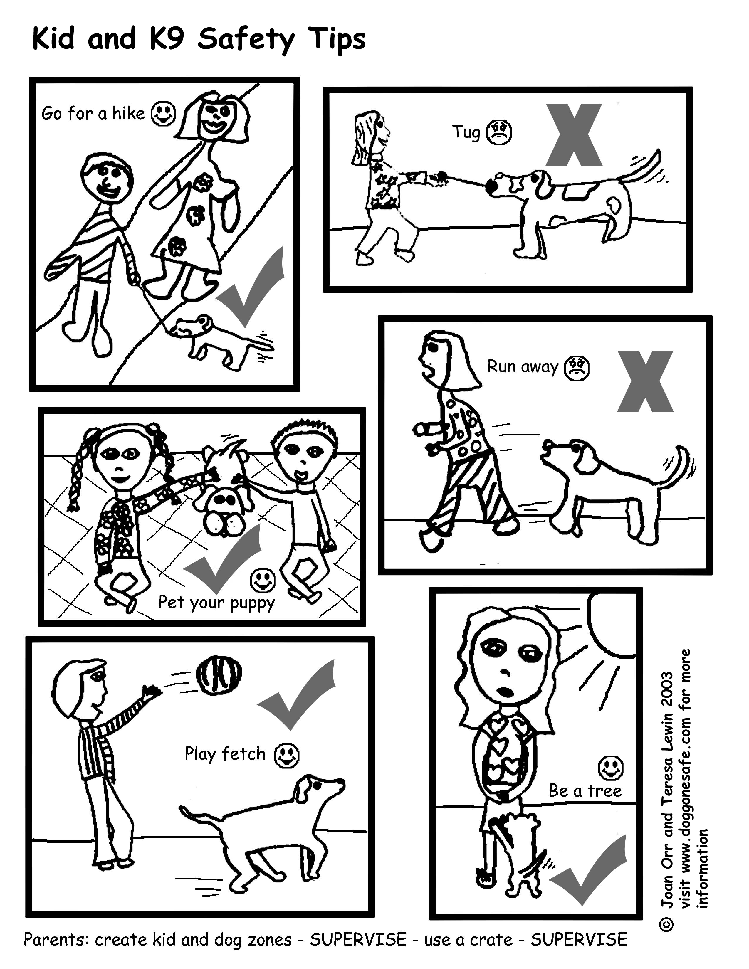 safety coloring book pages - photo #14