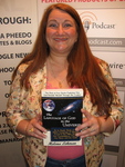 Helena Lehman with her book at the 2006 Book Expo in Washington DC
