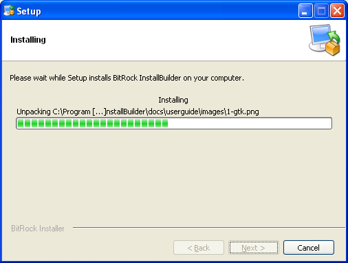 BitRock InstallBuilder on Windows