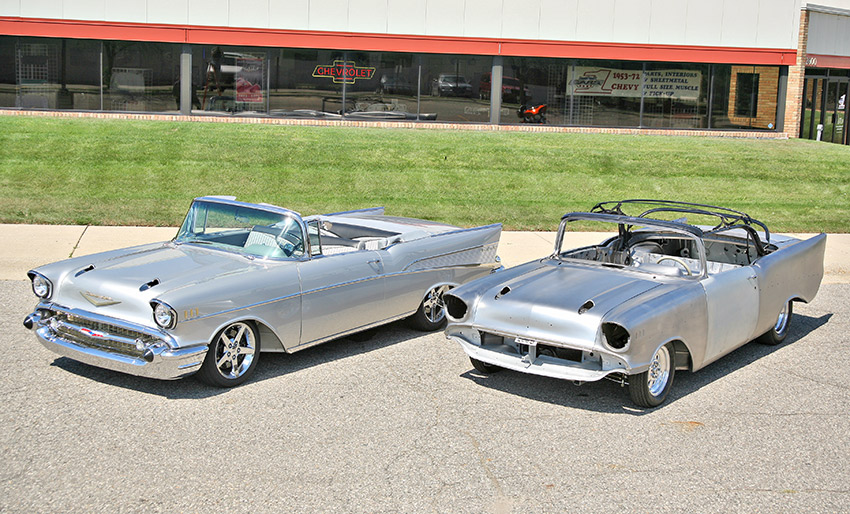 1957 Chevy Convertible Steel Body and TurnKey Car