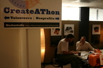 CreateAThon volunteers brainstorm for local non-profits.