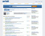 Wink Social Search Engine Screenshot