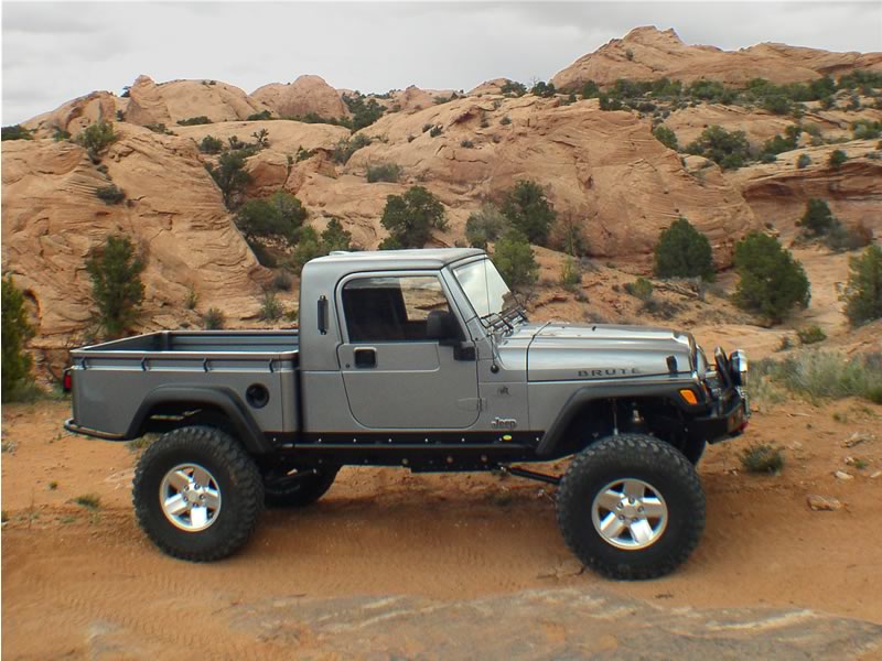 Jeep brute pickup conversion