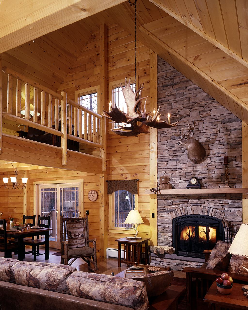 log cabin decor