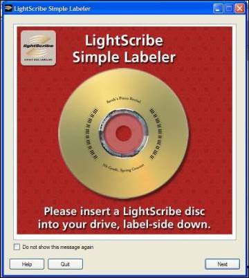 lacie lightscribe labeller
