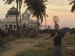 Paul at the tsunami epicenter in Banda Aceh, Sumatra, Indonesia