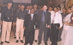 Pakistani security guards with Paul in Faisalabad.
