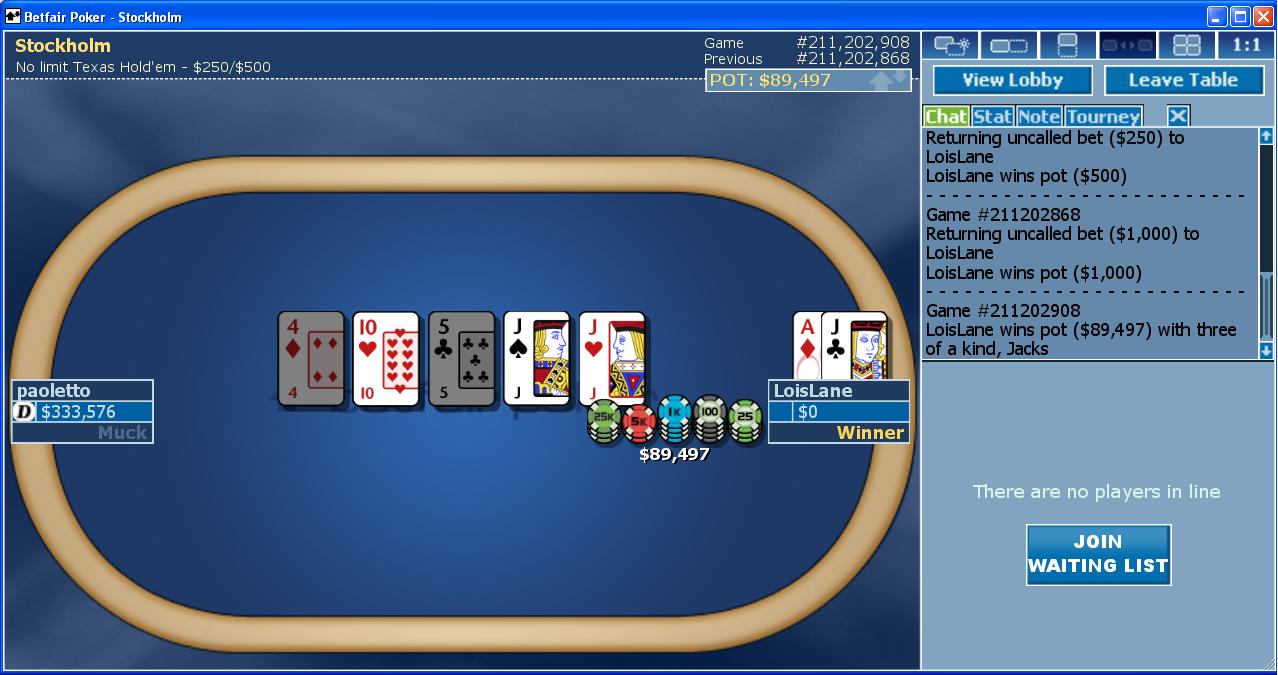 Betfair Poker