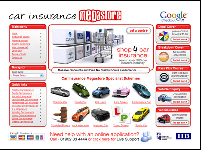 Car Insurance Megastore Nominated for 2007 Insurance Awards for the 