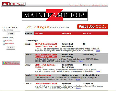 mainframe jobs from home