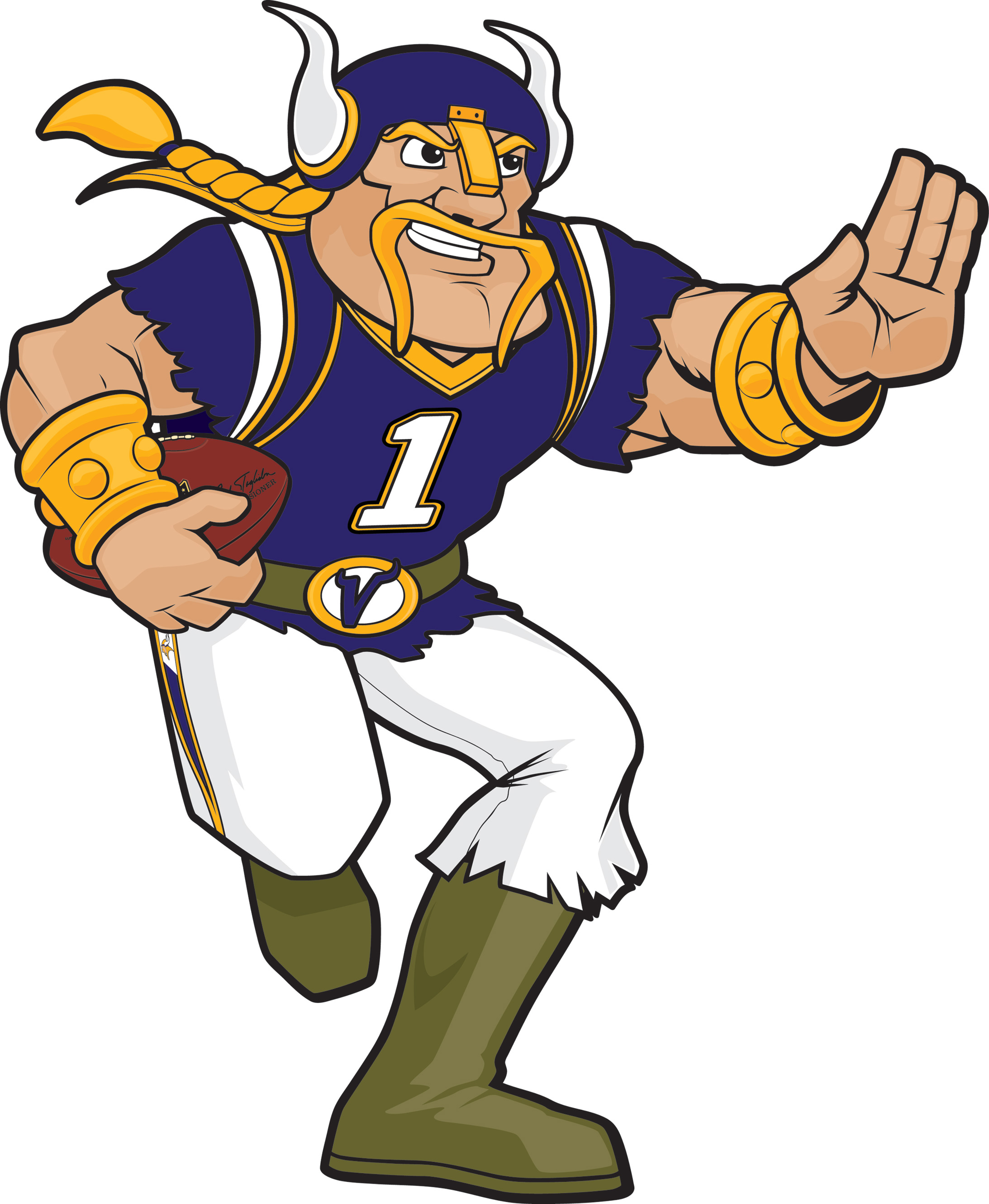 Viktor the Viking Invades NFL: Minnesota Vikings Draft Kids' Marketing
