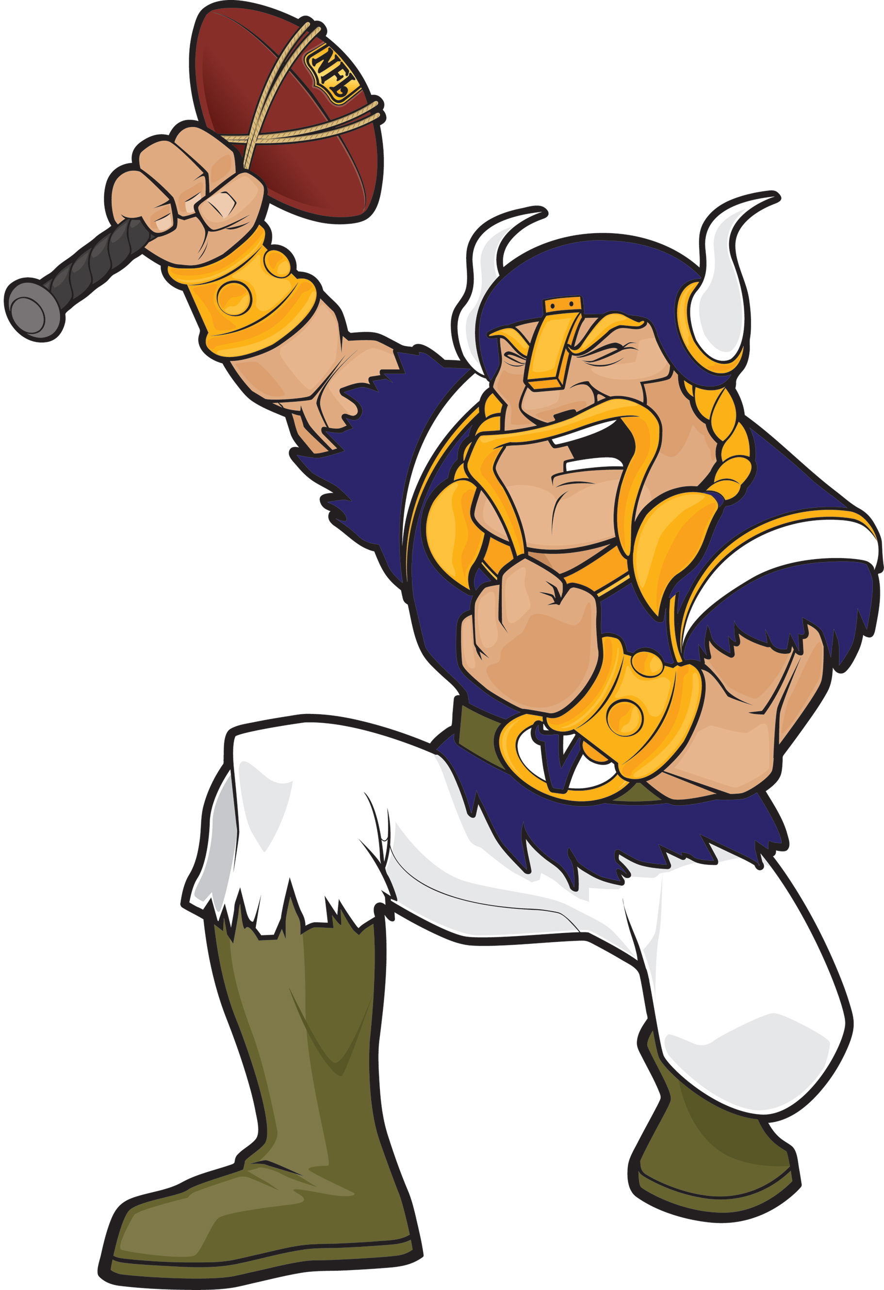Viktor the Viking Invades NFL: Minnesota Vikings Draft Kids' Marketing