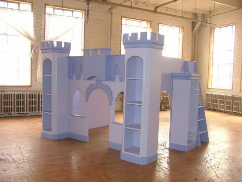 Castle Bed with Slide