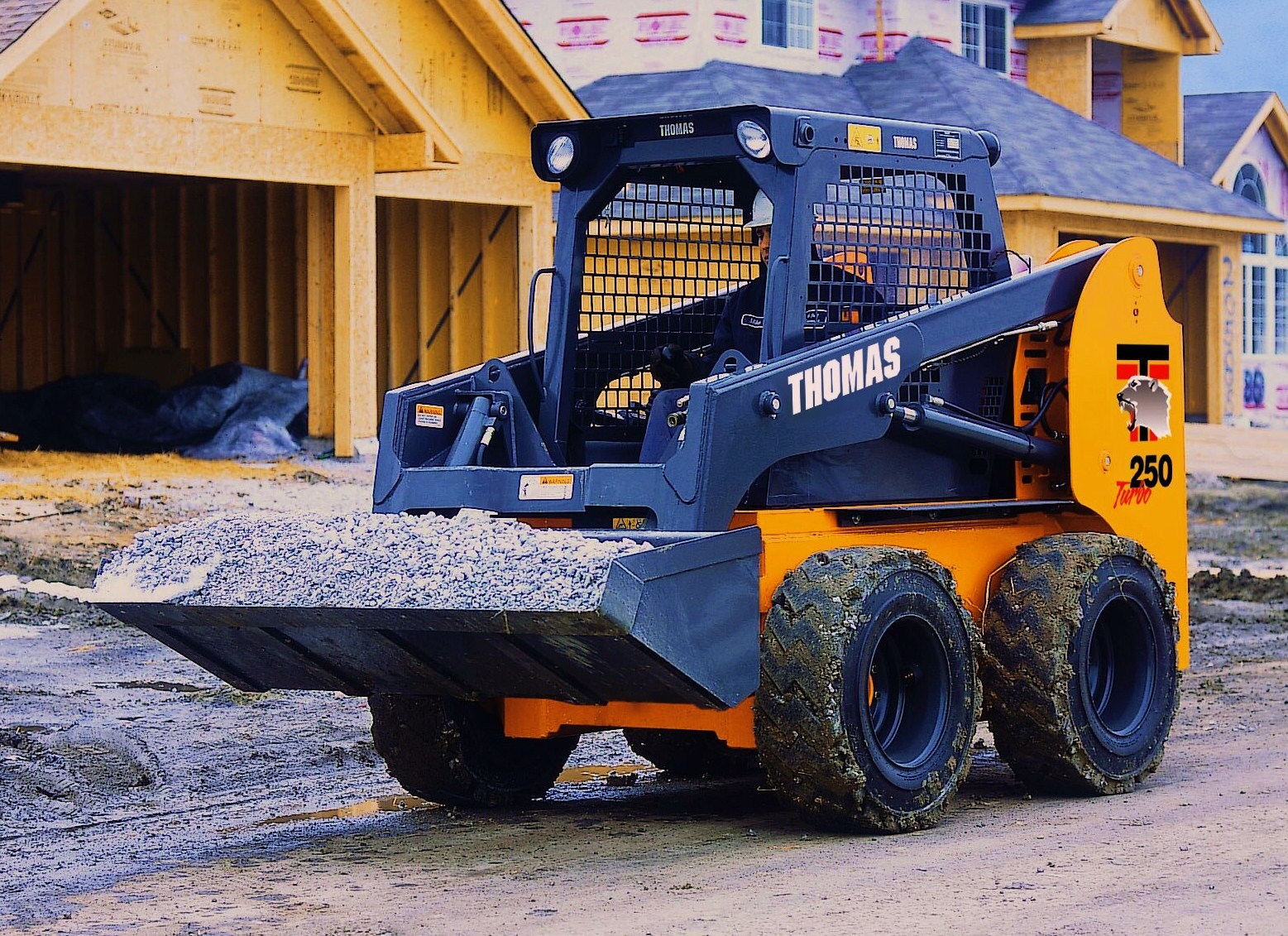 Thomas Equipment Model 250 Skid Steer Loader Combines Power & Agility