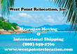 International Shipping Now Offered from West Point Relocation