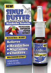 Sinus Buster Hot Pepper Nasal Spray Recognized As Effective Migraine Headache Treatment