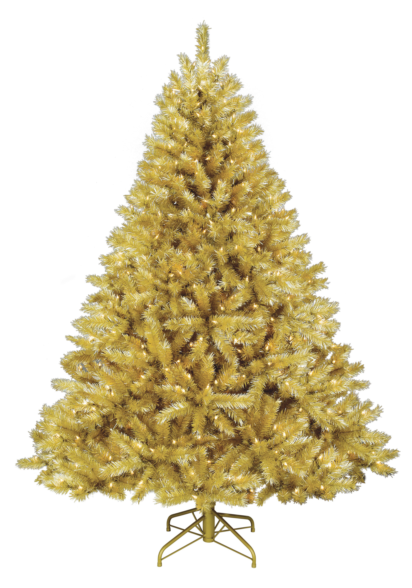 Treetopias gold Christmas tree