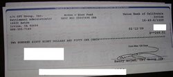 settlement check checks class action ross stores mcgee received lawsuit