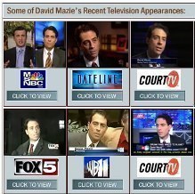 David A. Mazie TV Appearances