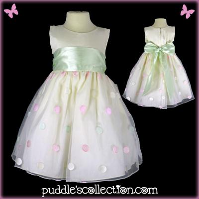 Haley Ice Cream Polka Dot Party Dress