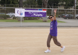 United Law Group's Myrna Adriano Walks the Survivor Lap at the Relay for Life
