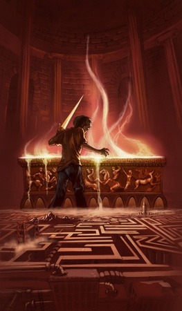 'Percy Jackson and the Olympians' Book Cover Art by Illustrator John