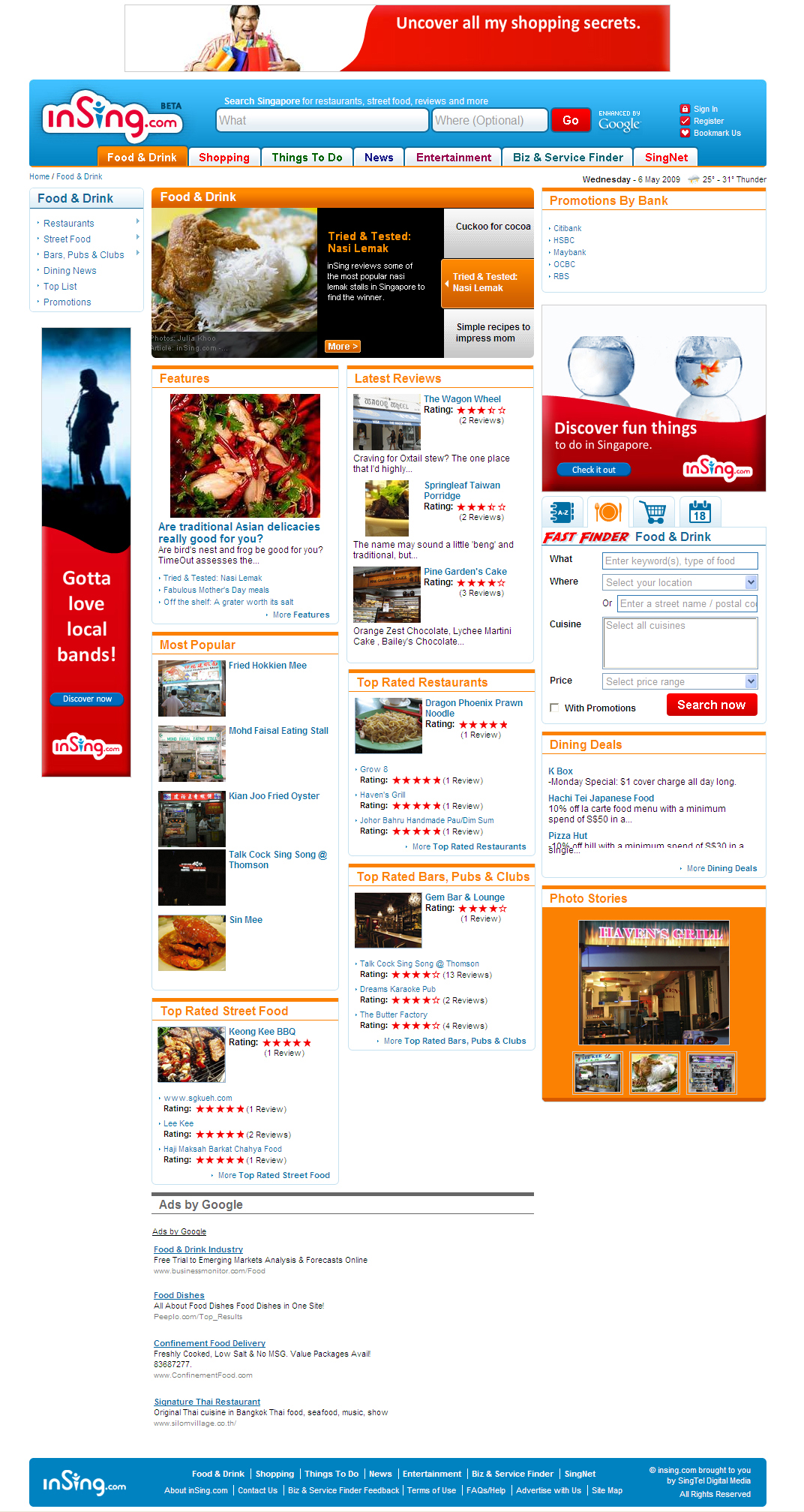 SingTel Digital Media Launches Lifestyle Web Portal - inSing.com ...