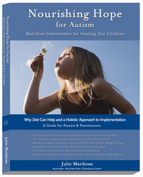 Cover: Nourishing Hope for Autism, by Julie Matthews