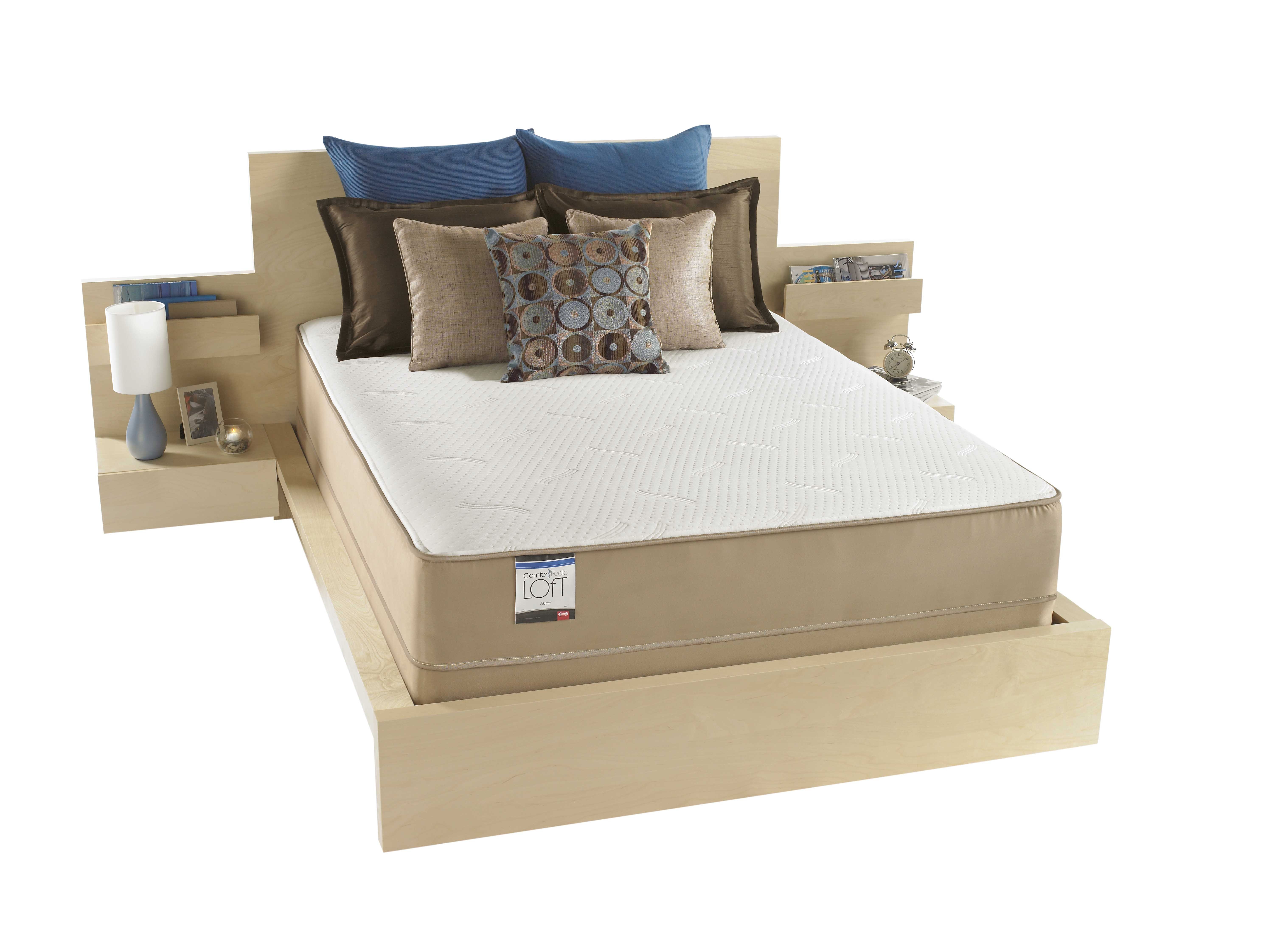 comforpedic queen gel memory foam mattress