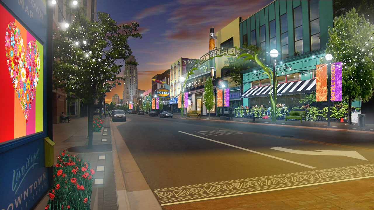 Battle Creek's Downtown Transformation Plan Named West Michigan's