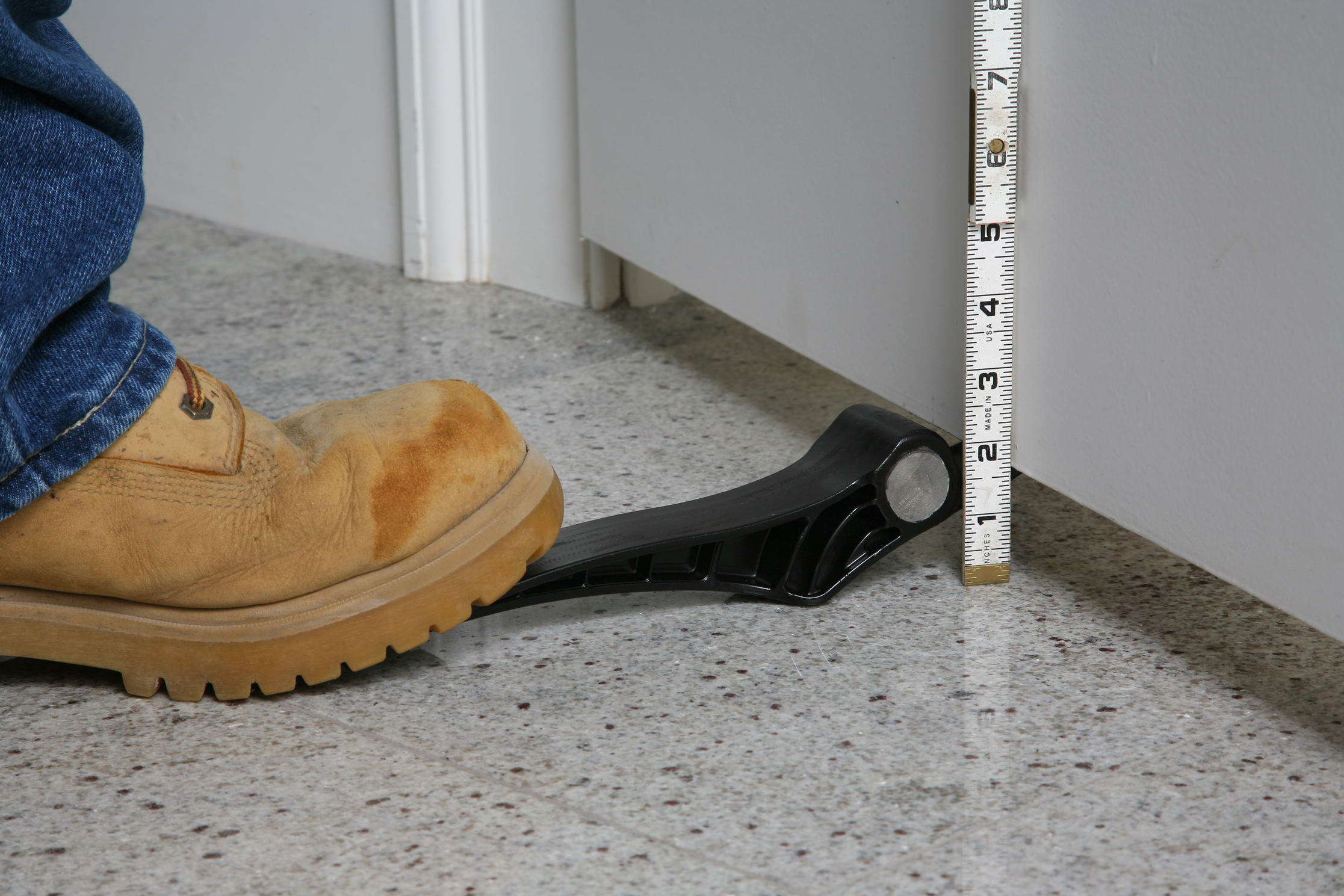 Footactivated DoorJack™ Makes It Simple for One Person to Quickly and