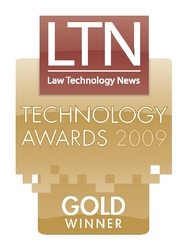 Law Technology Awards 2009 Gold Winner