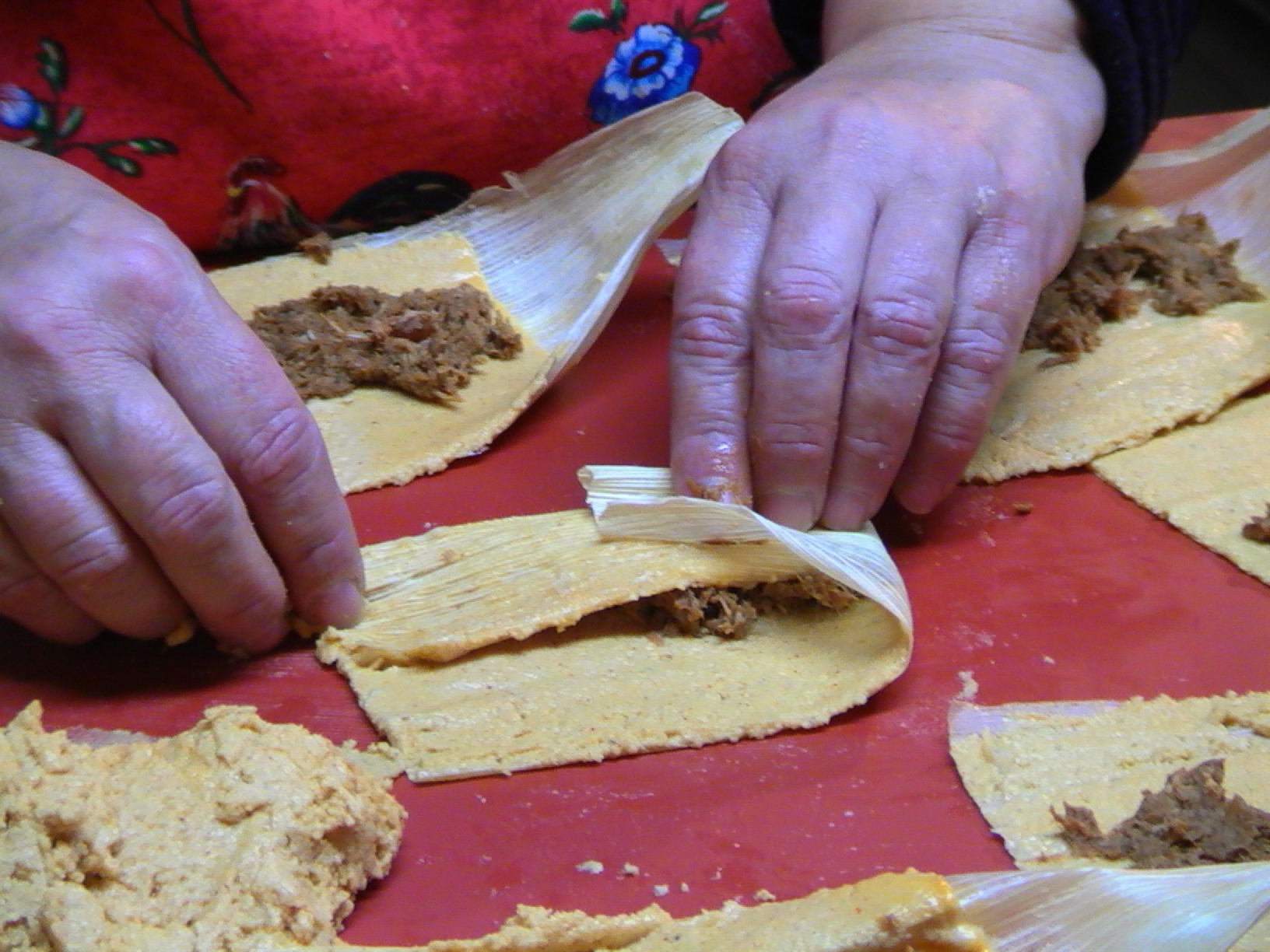 "Masa Plus Tamale Spreader Equals More Tamales" A Tamale Tradition