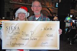 Siena Hotel Spa Casino, Allan Pankey, $40,000 Christmas Day Winner