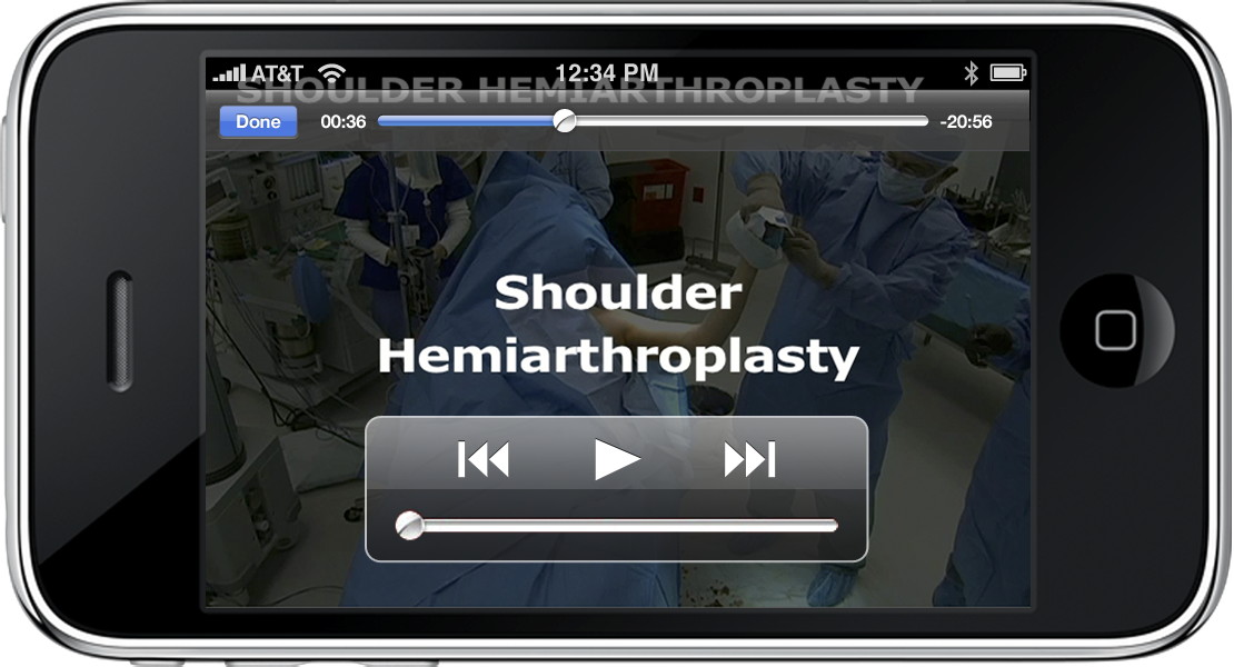 View almost 20 high quality procedure videos with this application for 