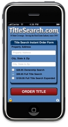 Title search iPhone app