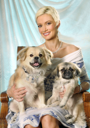 Holly Madison diamond dog collar