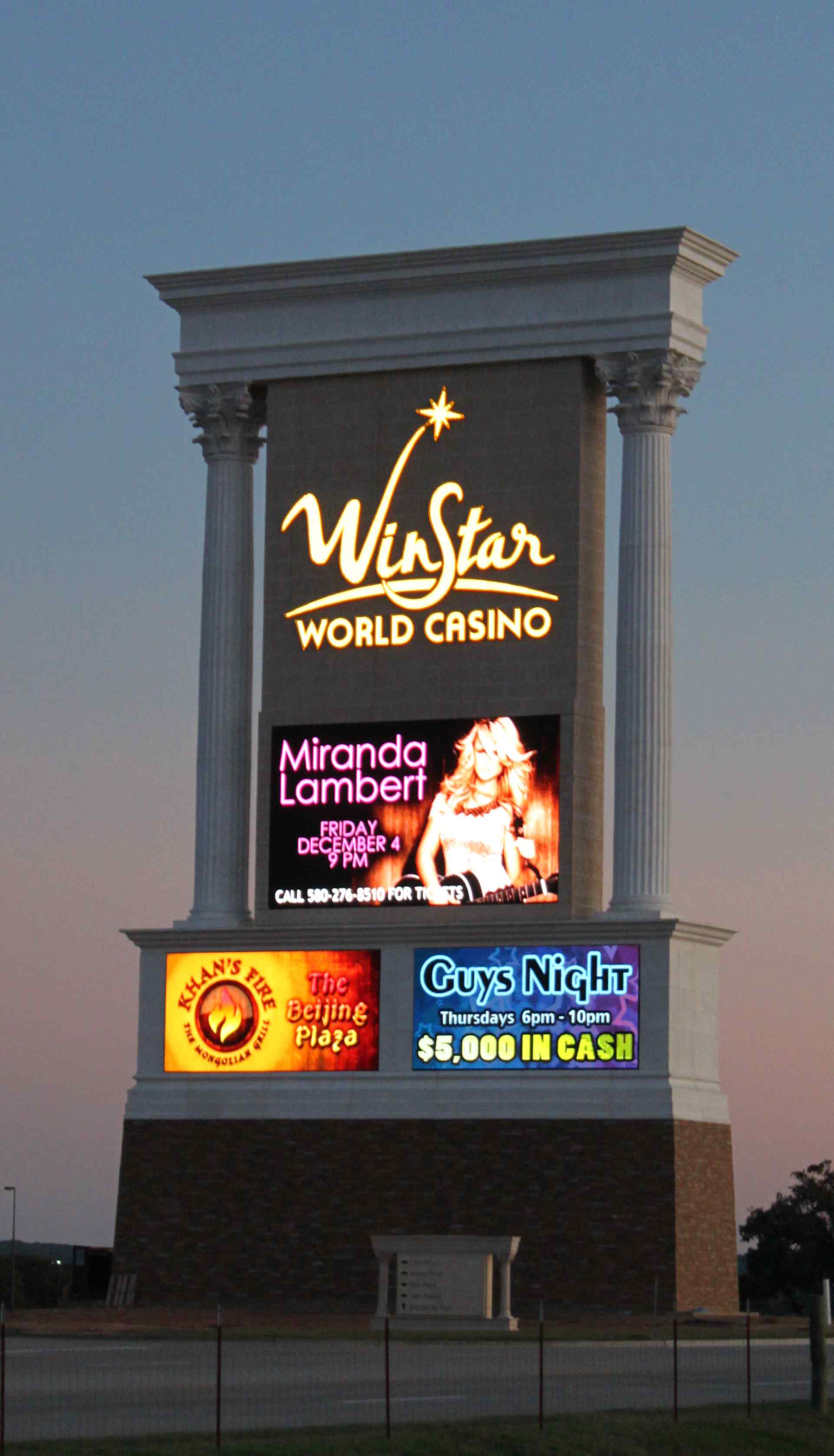 winstar world casino entertainment