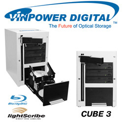 The Cube 3 Blu-ray DVD CD Automatic Duplication System