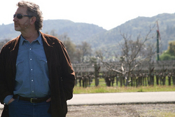 Mark Steven Pope, Founder & CEO, Bounty Hunter Rare Wine & Provisions, in the Beckstoffer To Kalon Vineyard.