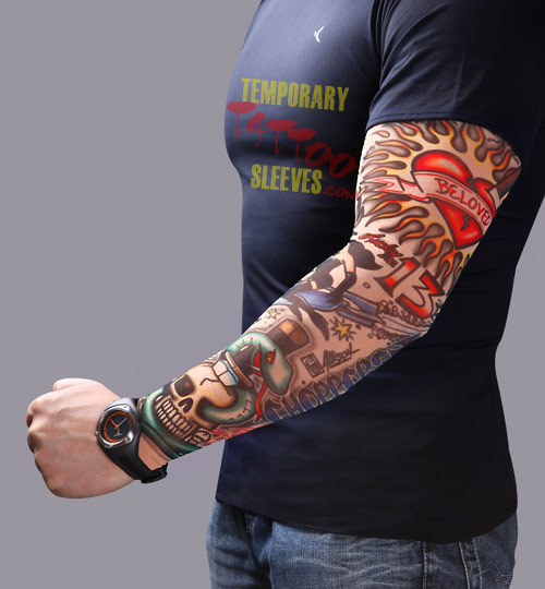 The Born To Be Wild Removable Tattoo Sleeve