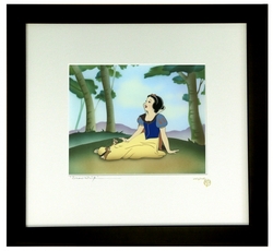 Disney Courvoisier Galleries - A Smile and a Song - Disney Snow White and the Seven Dwarfs Cel - Hand Painted 