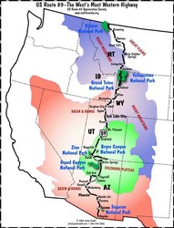 Us Route 89 Map Explore The West This Summer With A Driving Vacation On Us Route 89