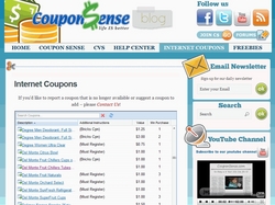 Internet Coupon Database