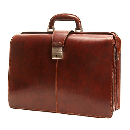 Briefcases Of Money. Leather Lawyer#39;s Briefcase
