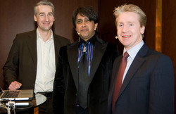 Andy Habermacher, CEO ctp; Dr Srini Pillay, Harvard; Mike Pagan, author of Faff